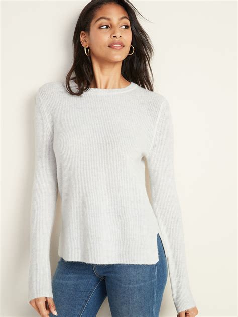 Soft Brushed Crew Neck Sweater For Women Old Navy Parisian Chic Shop