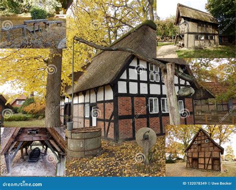 Old Farmhouses In Germany Stock Image Image Of Europe