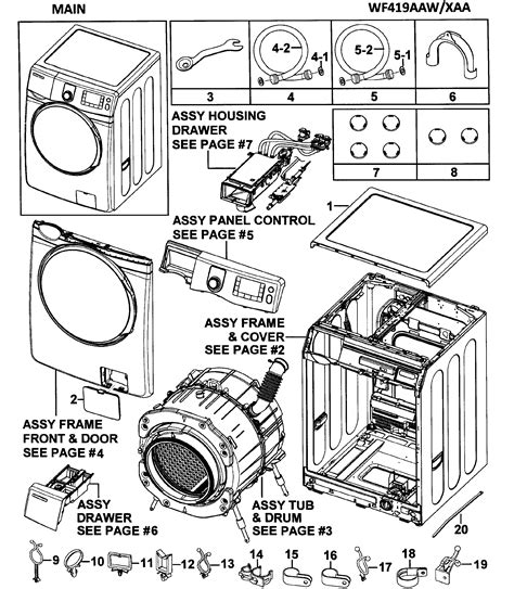 Samsung Front Load Washer Parts Diagram Wiring Database