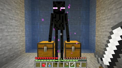 Whats Up With This Mutant Enderman In Minecraft Youtube