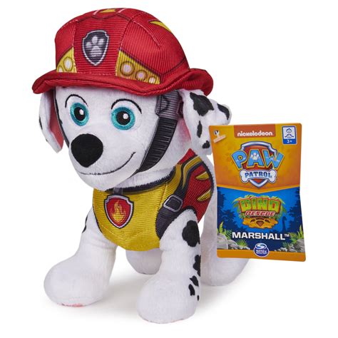 New Official 12 Paw Patrol Jungle Marshall Pup Plush Soft Toy