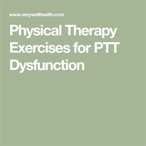Tendonitis is a common foot problem as our feet take tremendous amounts of stress and rarely get to rest. Physical Therapy Exercises for Posterior Tibial Tendon ...