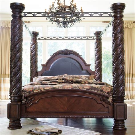 North shore sleigh bedroom set by millennium in bedroom sets. North Shore Canopy Bed in 2020 | Canopy bedroom sets ...