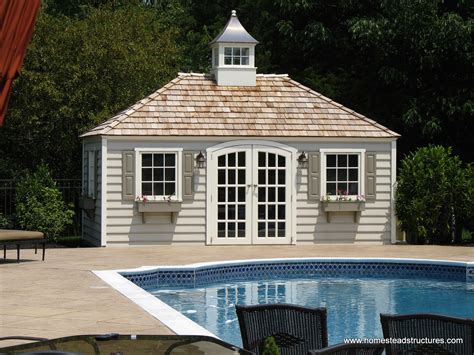 Pool Shed Ideas And Designs Pool Storage In Pa Homestead Structures