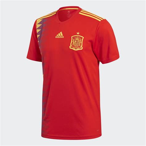 Vanaf nu kan je het nieuwe duits en spaans home en away shirt verkrijgen. Spanje thuis shirt 2018-2019 - Voetbalshirts.com