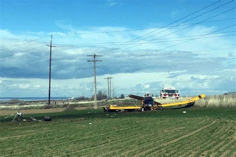 Crop Duster Crashes In Hermiston Field Pilot Suffers Minor Injuries