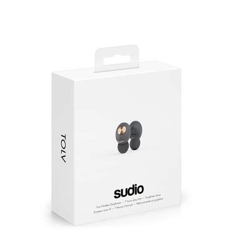 Sudio Tolv Bluetooth In Ear Headphones Anthracite Grey Snellings