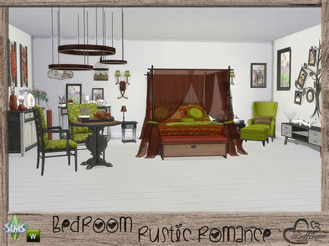 After playing for awhile, things start to get real repetitive and real boring. Rustic Romance Bedroom - The Sims 4 Download - SimsDomination