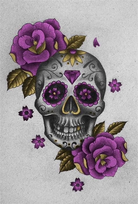 Tattoo Lovers Sugar Skull Tattoos Skull Tattoos Skull