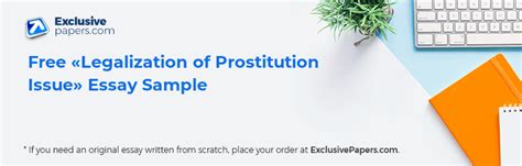 Legalization Of Prostitution Issue Read A Free Law Essay At