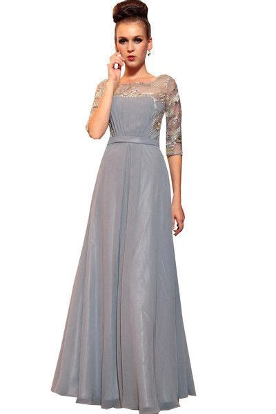 Chiffon Grey Long Evening Dress 30867 £35000 You Will Look In This S