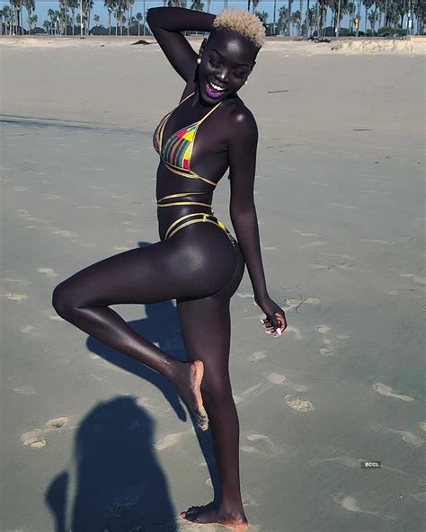 Sudanese Model Nyakim Gatwech Dubbed As Queen Of The Dark Becomes The