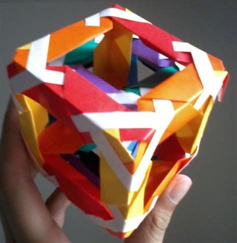 What do we do all day. Origami Interlocked Cubes · An Origami Shape · Papercraft ...