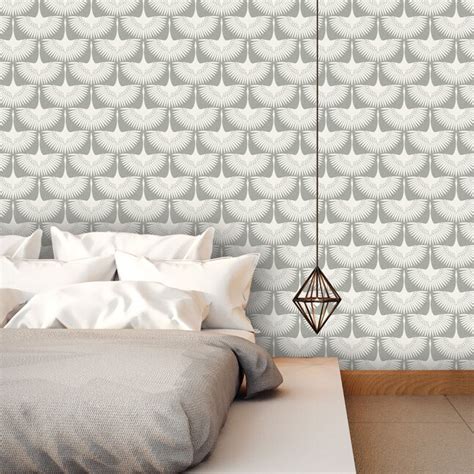 Tempaper Genevieve Gorder 56 Sq Ft Chalk Vinyl Birds Self Adhesive Peel