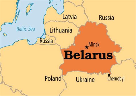 Bản đồ Nước Belarus Belarus Map Khổ Lớn Năm 2023
