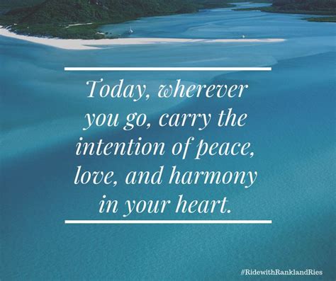 Peace Love And Harmony Life Quotes Peace Harmony