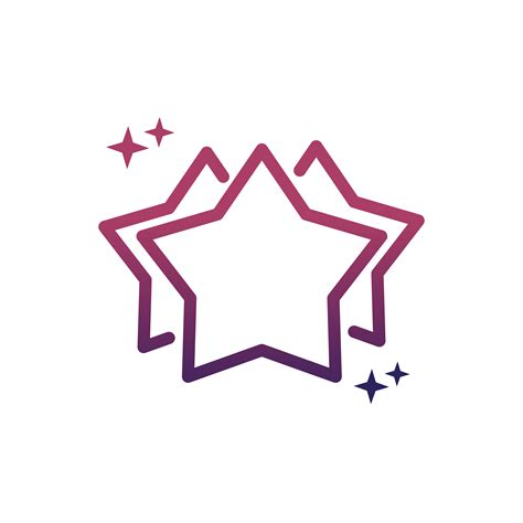 Star Favourite Rating Social Media Gradient Style Icon 2509163 Vector