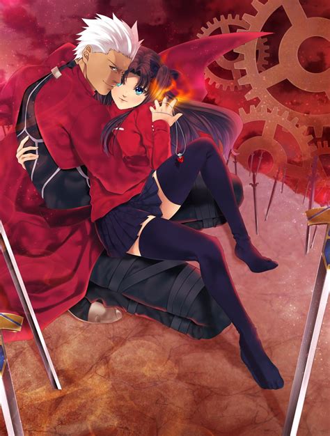 Rin Tohsaka Archer Fatestay Night Fate Anime Series Fate Stay