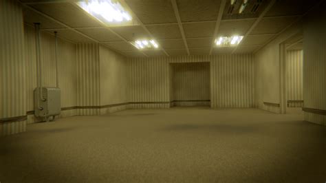 My Attempt At An Empty Office Space In A Backrooms Style Rblender