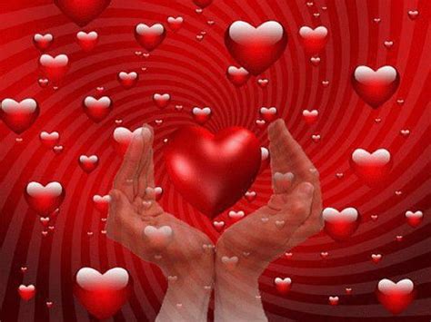 Hold My Heart In Your Hands Hands Red Corazones Abstract Hd