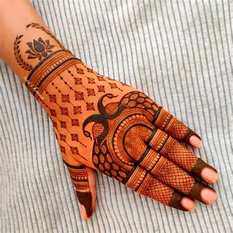 New Peacock Mehndi Designs Simple Stylish Mehndi Designs