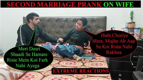 Second Marriage Prank On Wife 2 Prank On Wife In India Prank On Wife New Prank Gone