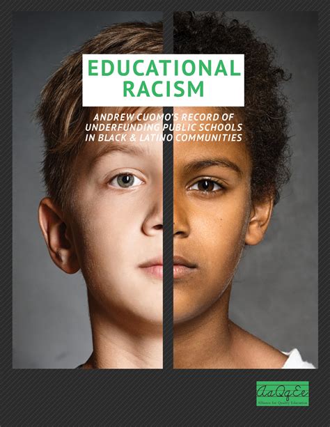 Report Educational Racism Cuomos Record Of Underfunding Schools In