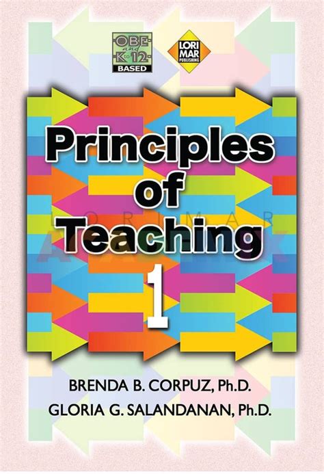 Principles Of Teaching 1 4th Edition Lorimar Academix