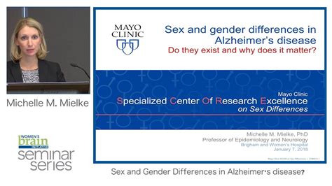 Sex And Gender Differences In Alzheimer’s Disease Do They Exist And Why Does It Matter Youtube