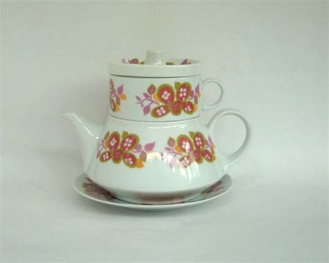 Stackable Teapot And Cup With Saucer Teapot For One Matching