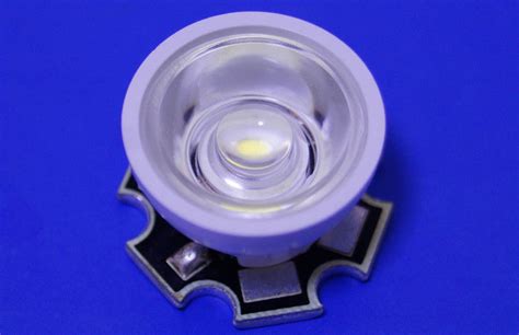 Clear Led Collimator Pmma Flashlight Lens 40 Degree 93 Transmittance