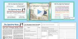 10000+ results for 'ks2 newspaper'. Newspaper Report Examples Resource Pack
