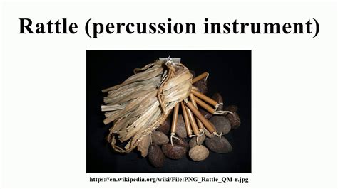 Rattle Percussion Instrument Youtube