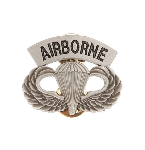 Us Army Airborne Paratrooper Parachutist Wings Pin Badgesports