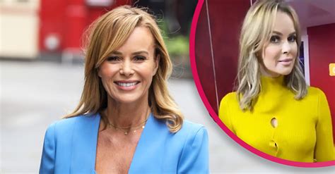 bgt star amanda holden flashes her nipples in risqué cut out dress