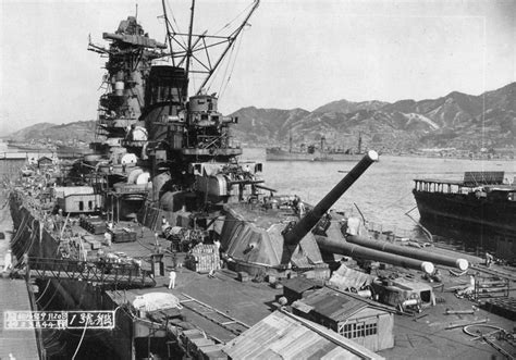 Construction Of The Japanese Battleship Yamato In An Official Archival