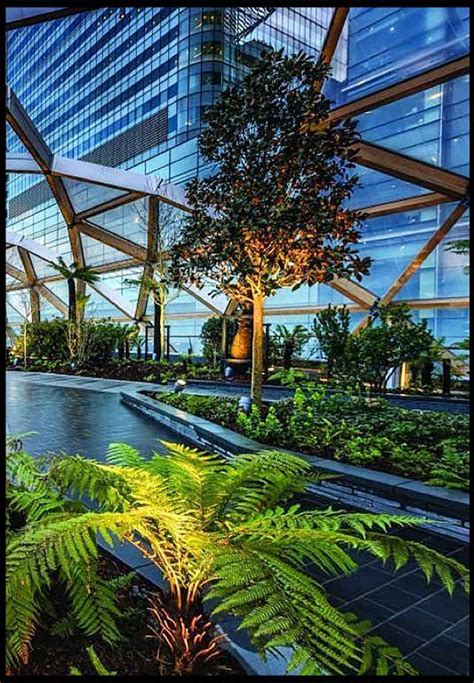 Exhibition At Canary Wharf Crossrail Roof Gardens Designed By Renowned