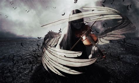 Angel Violin By Calyxoh