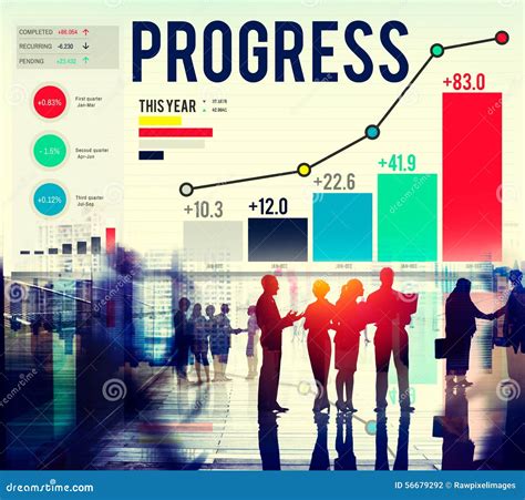 Progress Strategy Success Motivate Development Growth Concept Stock