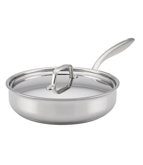 Breville Thermal Pro Clad Stainless Steel Covered Saute Pan 35 Qt
