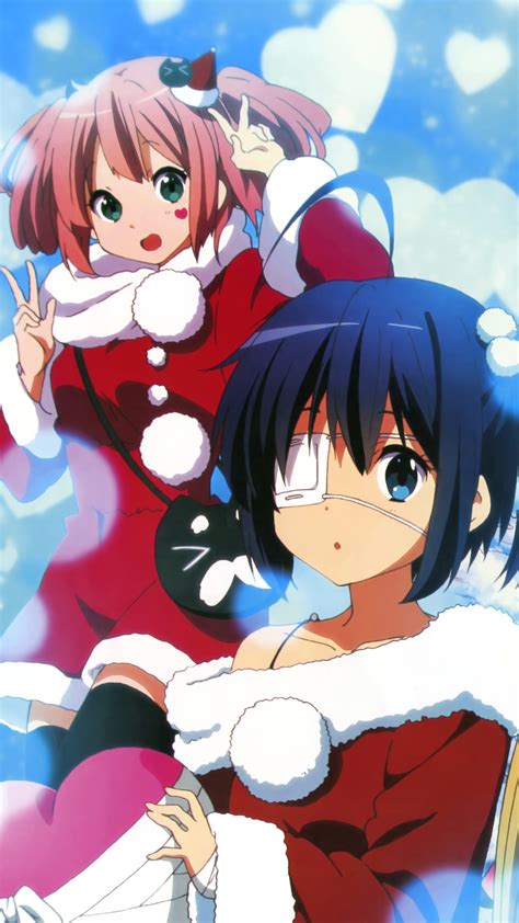 Christmas Animechuunibyou Samsung Galaxy Note 3 Wallpaper1080×1920 Kawaii Mobile