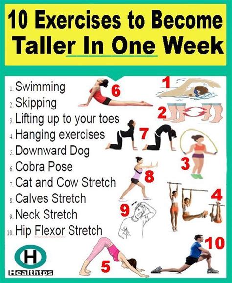 9 Simple Tips To Increase Height Naturally Get Taller Exercises