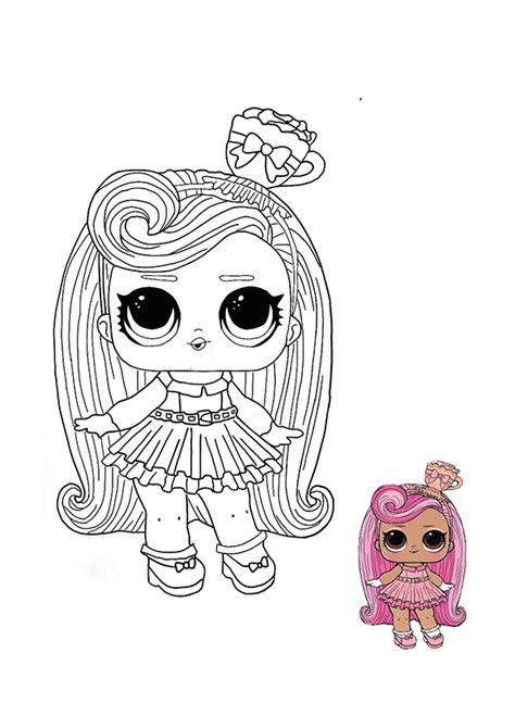 Lol Omg Swag Doll Coloring Pages Worksheetpedia