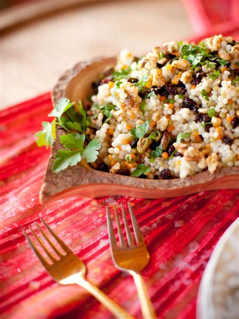 Moroccan chicken pearl couscous salad. How to Make Moroccan Pearl Couscous With Currants and ...