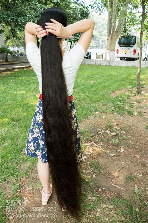 戈壁落日 On Twitter China Very Very Long Hair Hairjob