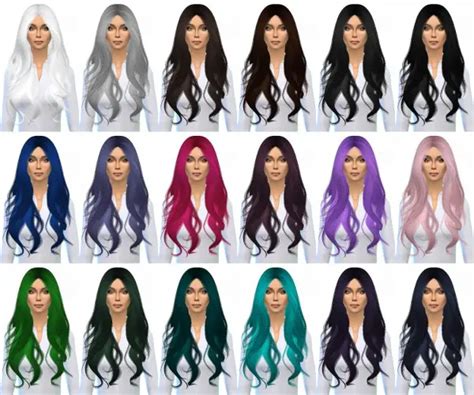 Sims 4 Hairs Miss Paraply Alessos Quantum Hairstyle Retextured