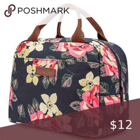 Floral Lunch Tote Bag Lunch Tote Bag Bags Lunch Tote