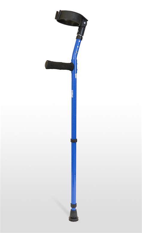 Adult Forearm Crutches In Color Wadjustable Full Cuff Foam Grip