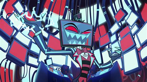 Hazbin Hotel Vox Character Hd Desktop Wallpaper