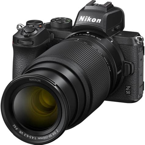 Nikon Z50 Mirrorless Digital Camera With 16 50mm And 50 250mm Lenses